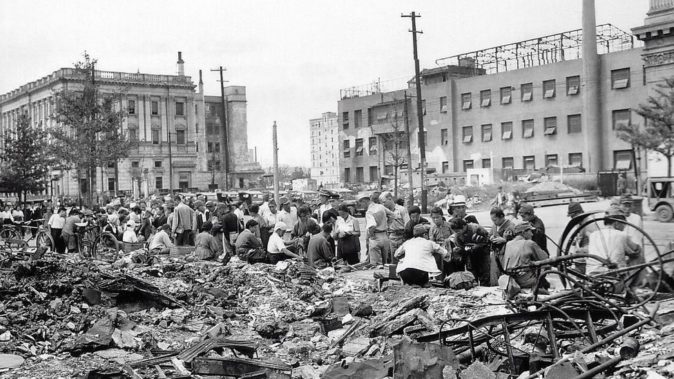 By 1945, Tokyo had been annihilated by US air raids (Credit: Galerie Bilderwelt/Getty Images) By 1945, Tokyo had been annihilated by US air raids (Credit: Galerie Bilderwelt/Getty Images)