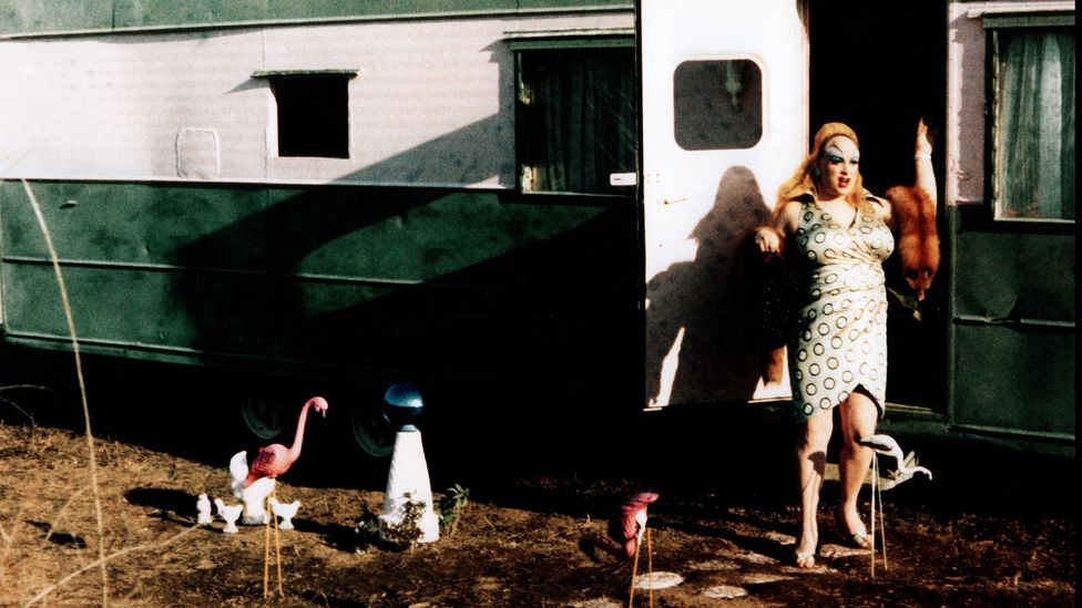 Together with Female Trouble (1974) and Desperate Living (1977), Pink Flamingos is part of what Waters has labelled the 'Trash Trilogy' (Credit: Alamy)