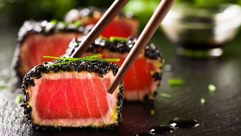 Sushi on plate (Credit: Getty Images)