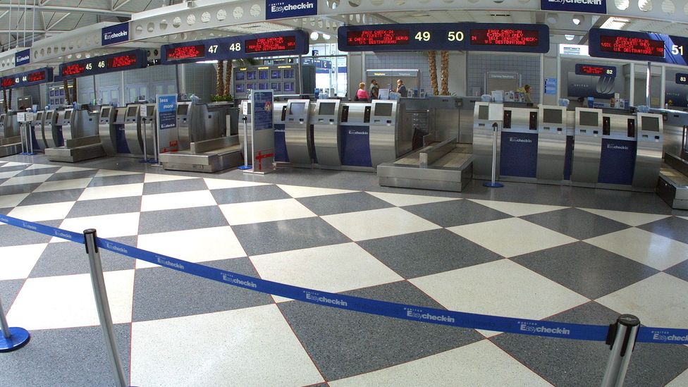 Airports were closed down completely for a few days after the 9/11 attacks – and the effects of the temporary shutdown were felt for years (Credit: Getty Images)