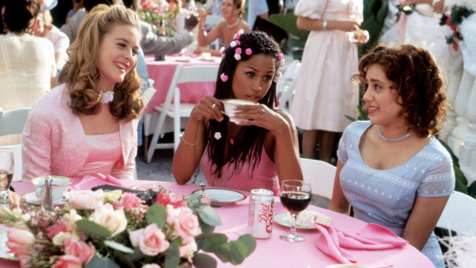 Clueless sees Cher (Alicia Silverstone, left) making over new friend Tai (Brittany Murphy, right) - but creating a monster in the process (Credit: Alamy)