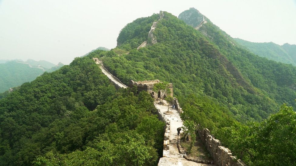 Until recently, there was no restoration on the Jiankou section of China's Great Wall (Credit: Amanda Ruggeri)
