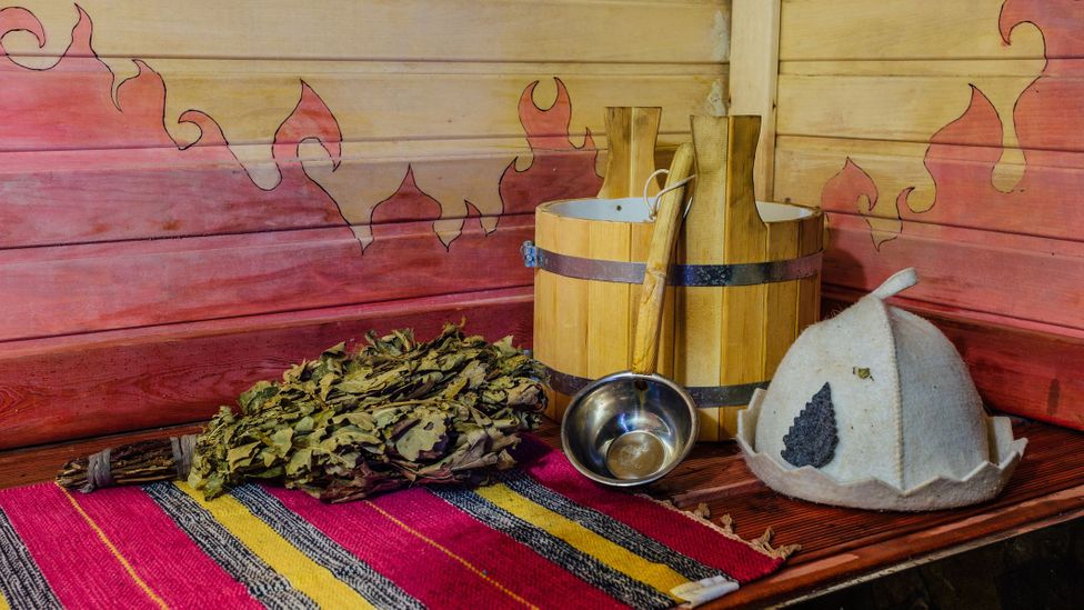 Groups of friends will often visit a communal banya each week (Credit: Vladamir Zapletin/Getty Images)