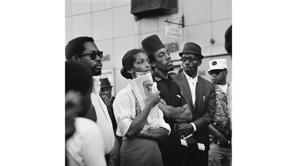 Marcus Garvey Day parade, Harlem, 1967, by Kwame Brathwaite (Credit: Courtesy of the artist and Philip Martin Gallery, LA)