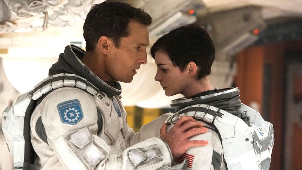 One of Interstellar's most moving moments is when Matthew McConaughey's astronaut watches a backlog of messages from his children (Credit: Alamy)