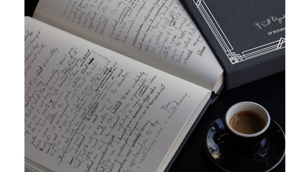 The original manuscript of The Great Gatsby reveals intriguing details about Fitzgerald's intent and method (Credit: SP Books)