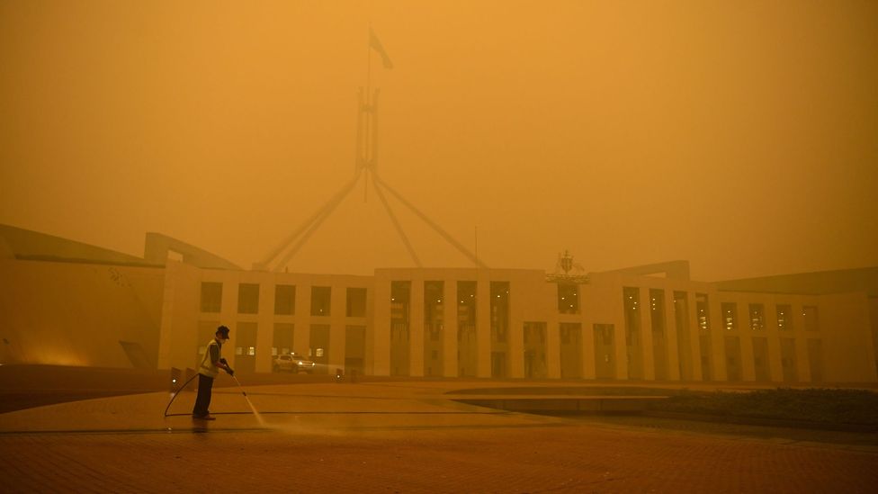 The haze generated by forest fire smoke can impact the air quality in cities nearby and also thousands of miles away (Credit: EPA)