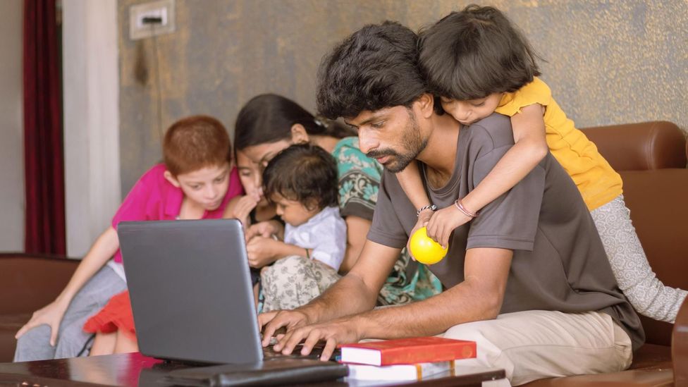 There are hidden inequalities in working from home, as workers with spotty internet or childcare duties may have a much harder time completing tasks (Credit: Alamy) There are hidden inequalities in working from home, as workers with spotty internet or childcare duties may have a much harder time completing tasks (Credit: Alamy)