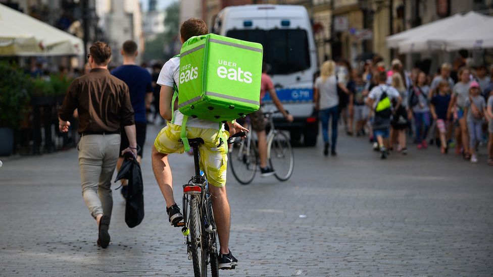 ubereats bike courier