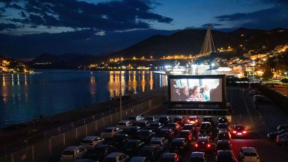 In May, films including Bonnie and Clyde and Rainy Day in New York were shown at a pop-up drive-in cinema at the Croatian Port of Gruz, the first of its kind in Dubrovnik