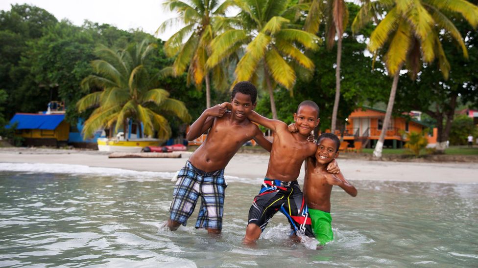 The island’s residents have a mix of African-Caribbean, British, Miskito, Spanish and French heritage (Credit: Soularue/Alamy)