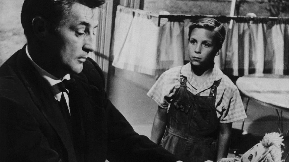 1955's The Night of the Hunter, starring Robert Mitchum as a very bad preacher, is a classic of the Southern Gothic genre (Credit: Alamy)