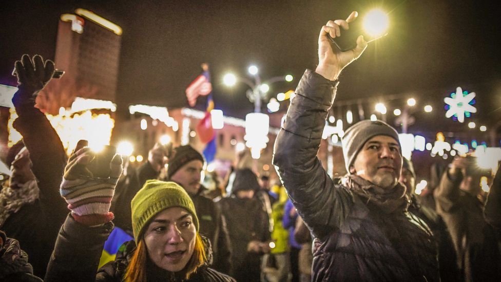 It's a misconception that online activism displaces protest and other political activities (Credit: Getty Images) It's a misconception that online activism displaces protest and other political activities (Credit: Getty Images)