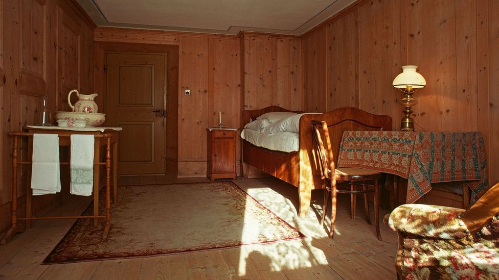 The philosopher rented this simple room on the second floor of the private residence in Sils-Maria (Credit: Paolo Koch/Getty Images)