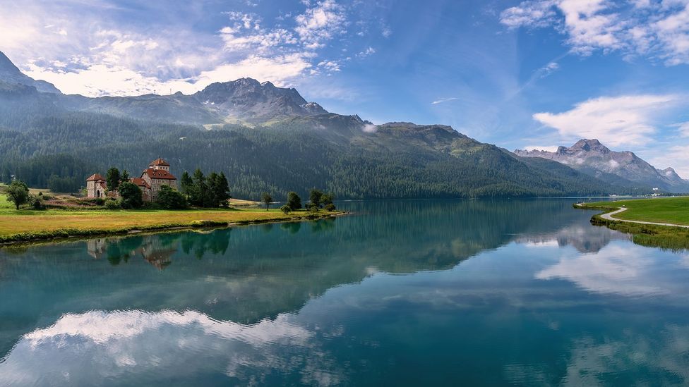 While walking along the shores of Lake Silvaplana, Nietzsche came up with his famous concept, Eternal Recurrence of the Same (Credit: Achim Thomae/Getty Images)