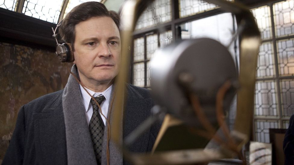 Actor Colin Firth portrayed King George VI as he tried to control his stutter for his first wartime broadcast after the start of World War Two (Credit: Alamy) Actor Colin Firth portrayed King George VI as he tried to control his stutter for his first wartime broadcast after the start of World War Two (Credit: Alamy)