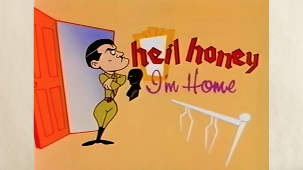 From the animated title sequence onwards, the ill-fated Heil Honey I'm Home! was always bound to cause controversy (Credit: Sky)