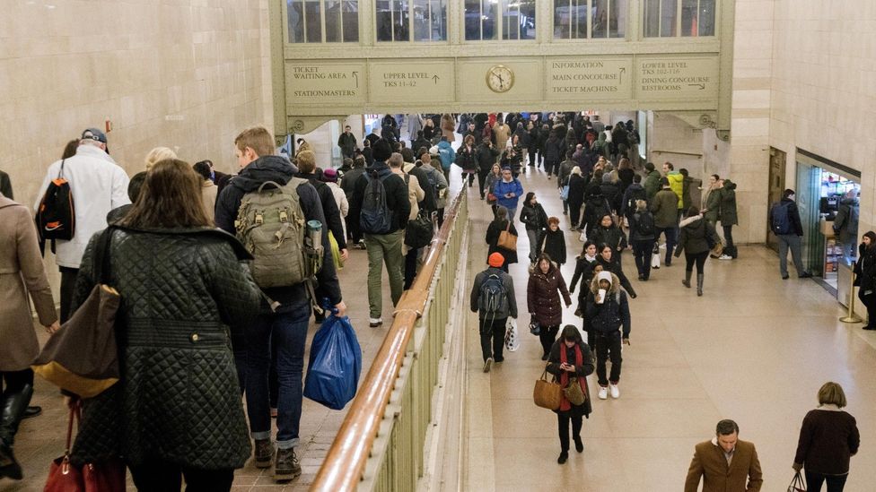 File image of commuters at Grand Central Station, New York
