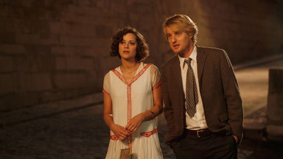 Woody Allen’s time-travelling 2011 film Midnight in Paris knowingly riffed on the anachronistic vision of Paris set in the cultural imagination (Credit: Alamy)