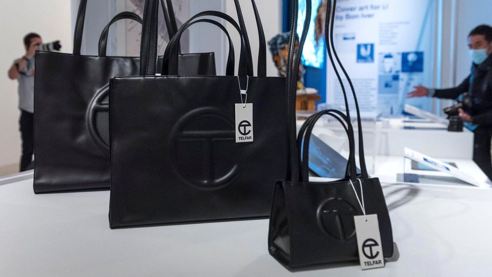 The Telfar Shopping Bag, a handbag priced much lower than many other coveted accessories, has vaulted into the spotlight as a must-have item (Credit: Alamy)