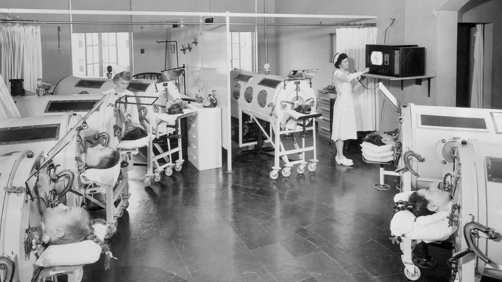 Polio once left people with lifelong conditions, but has been effectively killed off in the wild thanks to a vaccine (Credit: Getty Images) Polio once left people with lifelong conditions, but has been effectively killed off in the wild thanks to a vaccine (Credit: Getty Images)