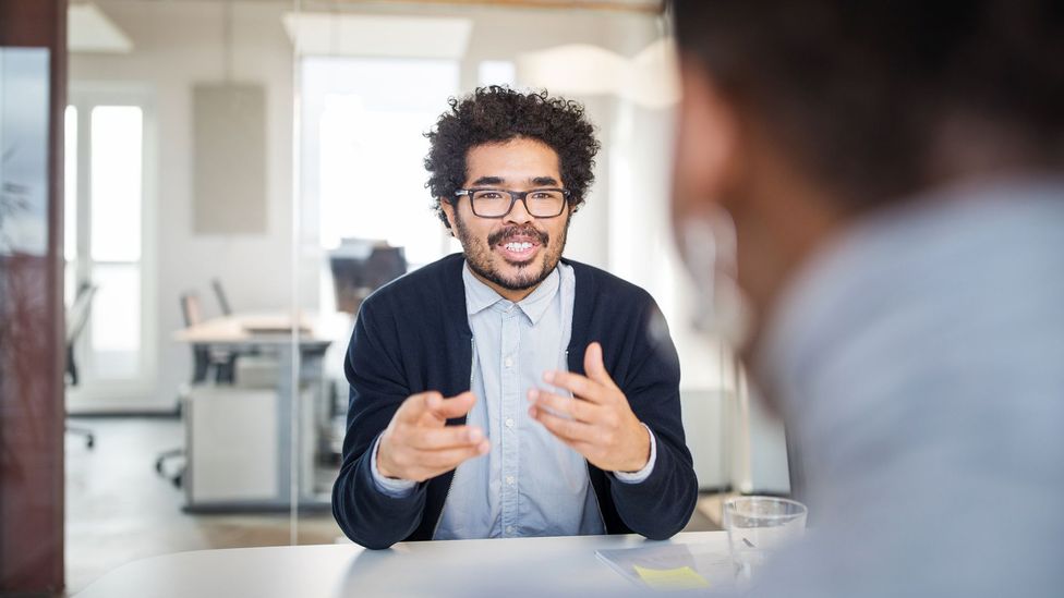 Meetings in the office might be held in different rooms, allowing us different experiences to cement the memory (Credit: Luis Alvarez/Getty Images)