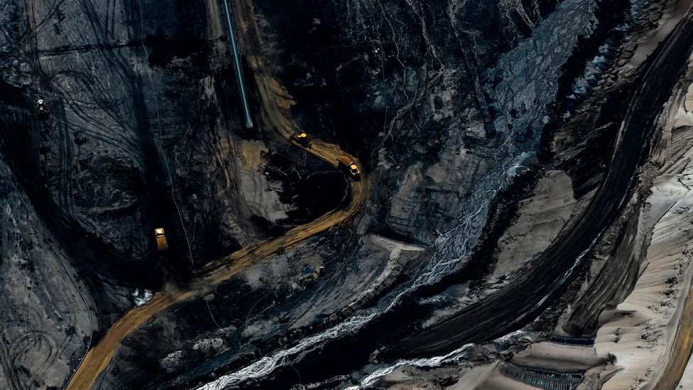 The Garzweiler opencast lignite coal mine in Juechen, Germany (Credit: Ina Fassbender/Getty Images)