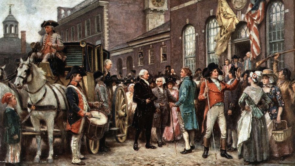 Philadelphia was a bustling city in 1793 - but 20,000 of its inhabitants had to be evacuated due to a yellow fever outbreak (Credit: J L G Ferris/Getty Images)
