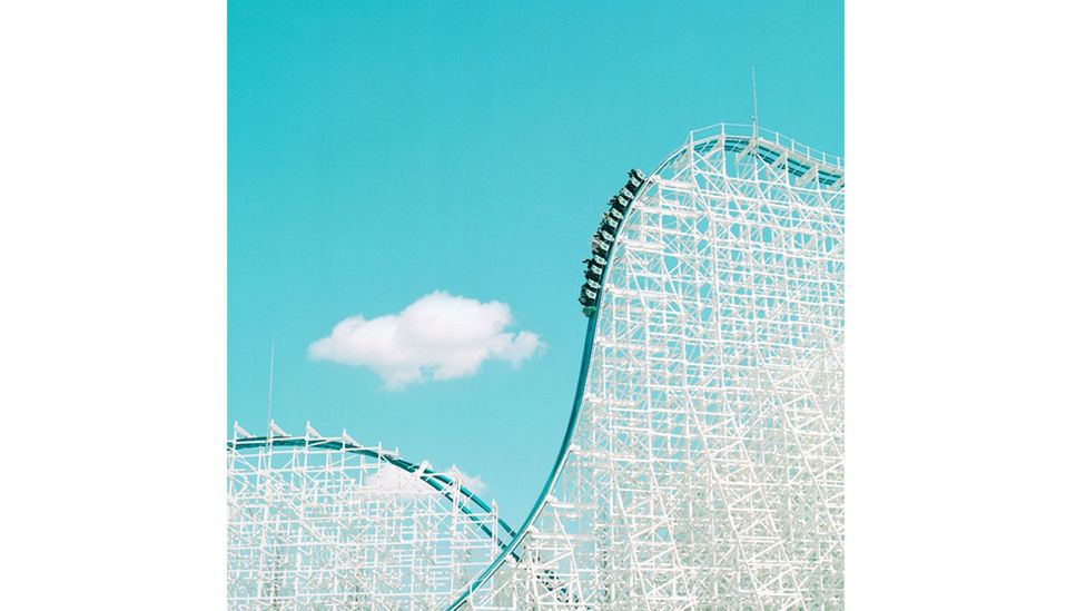 The White Cyclone, Kuwana, Japan - the meticulous composition of the photographs echoes Anderson's cinematic style (Credit: Paul Hiller)