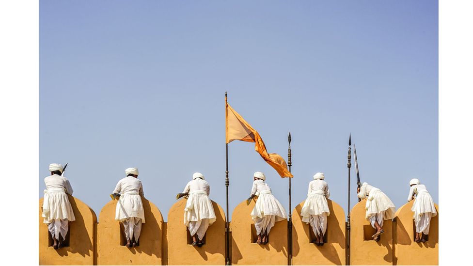 Amer Fort, Rajasthan - the book's images all share an offbeat, intriguing charm (Credit: Chris Schalkx)