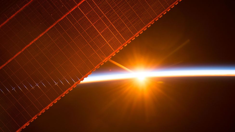 Solar energy is already used to power spacecraft, but beaming that energy back for use on Earth would become the next level (Credit: Nasa)