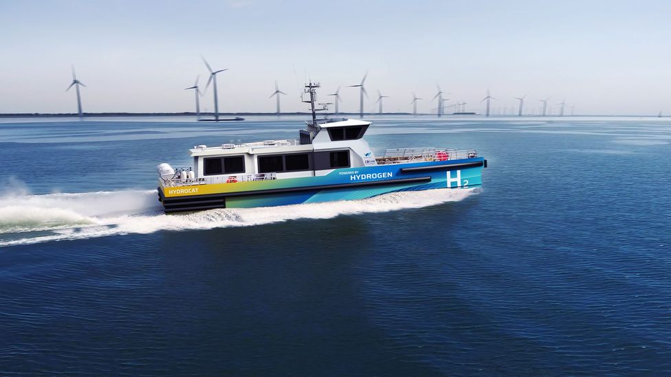 One report found shipping could almost completely decarbonise by 2035 using currently known technologies, including hydrogen (Credit: CMB)