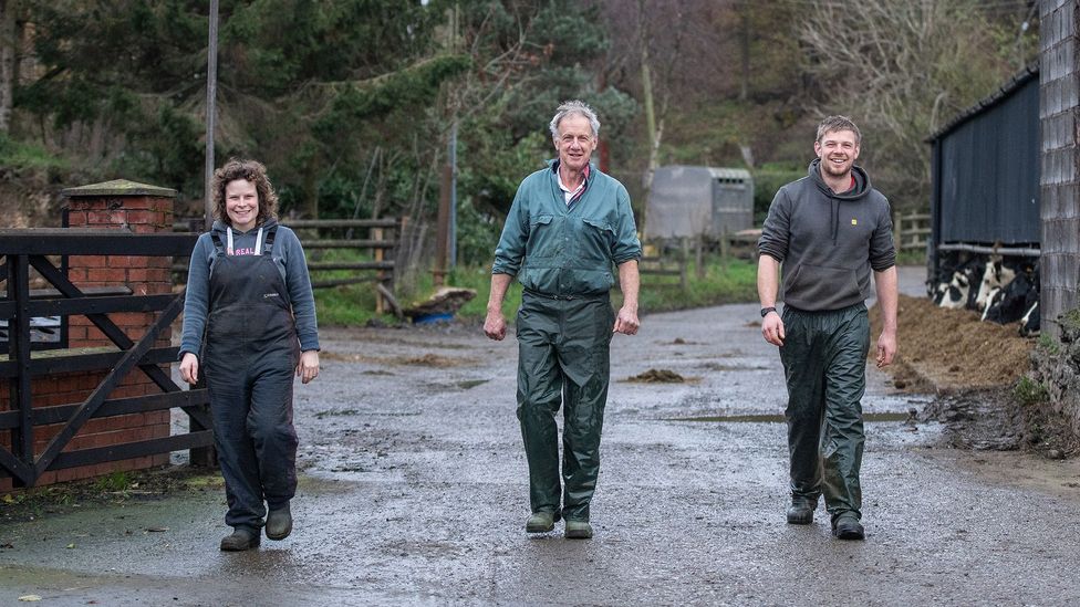 Hannah, Philip and Ben may have differing views on climate change, but they have a sense of duty to the environment in common (Credit: John Quintero/BBC)