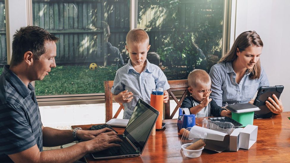 Even if your work place has changed dramatically, finding ways to make it work for you can help (Credit: Alamy)