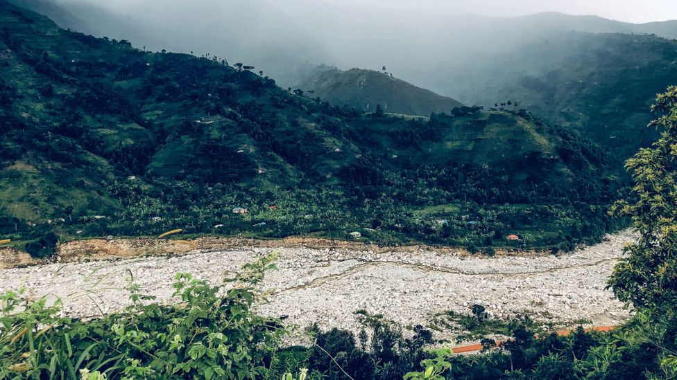 In May 2020, the Nyamwamba River broke its banks as the worst floods in decades crashed through the Rwenzoris (Credit: Bobby Kolade)