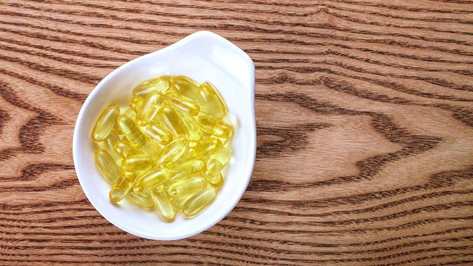 While you can get omega 3 from fish oil supplements, they aren’t as effective as eating oily fish itself (Credit: Getty Images)