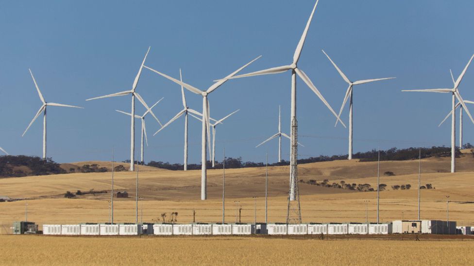 Currently the world's largest battery facility is southern Australia's Hornsdale Power Reserve (Credit: Alamy)