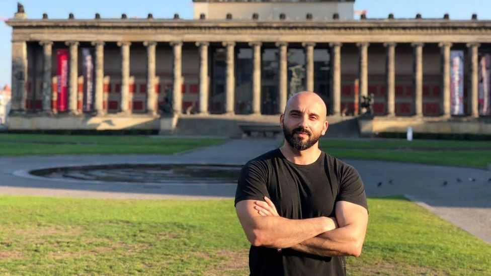 In 2013 Tawfeeq Meeri fled his native Syria, abandoning a blossoming career as a teacher and linguist to become a software engineer (Credit: Tawfeeq Meeri) In 2013 Tawfeeq Meeri fled his native Syria, abandoning a blossoming career as a teacher and linguist to become a software engineer (Credit: Tawfeeq Meeri)
