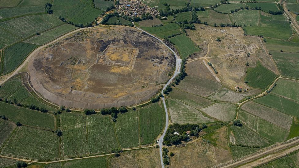 The ancient city of Kanesh, also known as Kültepe mound, in what is now Turkey (Credit: Archaeological Mission of Kültepe Archives)