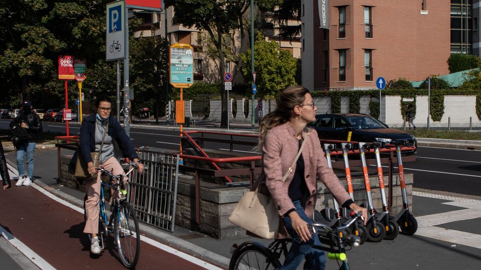 There are several factors that make a bike share more likely to be successful – including the availability of cycle lanes near bicycle stations (Credit: Getty Images)