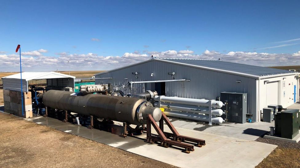 Reaction engines' Colorado test site has an engine from a fighter jet to help run experiments (Credit: Reaction Engines)