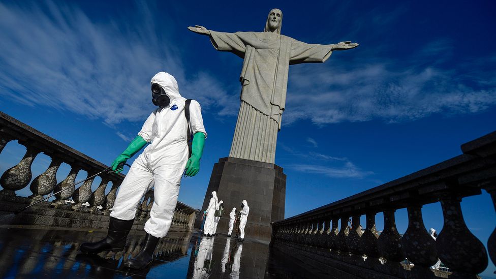 The new variant spreading around Brazil has shown signs that it can reinfect people who have already had the virus (Credit: Mauro Pimentel/Getty Images)