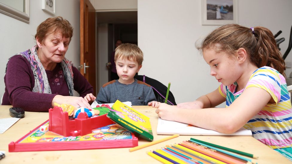 In some families, grandparents are playing a key role looking after children so their parents can work (Credit: Alamy) In some families, grandparents are playing a key role looking after children so their parents can work (Credit: Alamy)