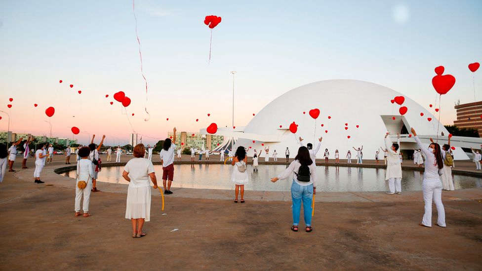 Rituals and memorialisation would serve us better than trying to forget (Credit: Sergio Lima/Getty Images)