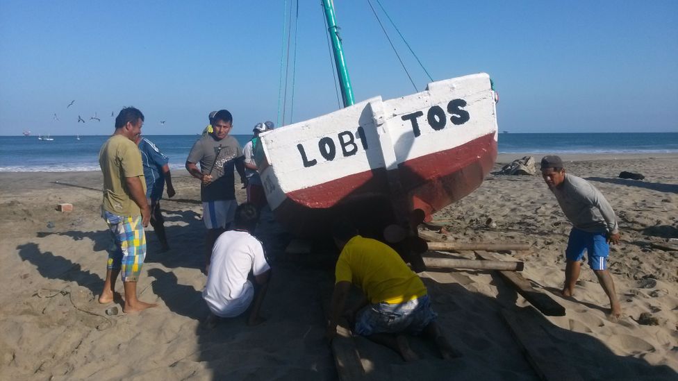 The local economy of Lobitos relies heavily on surfing, and protecting their waves in law was intended to help safeguard that income (Credit: Alejandro Pizarro)