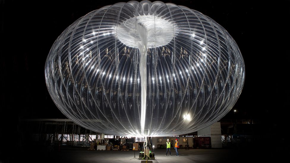 Google's Project Loon helium balloons were intended to bring internet access to remote parts of the world (Credit: Loon)