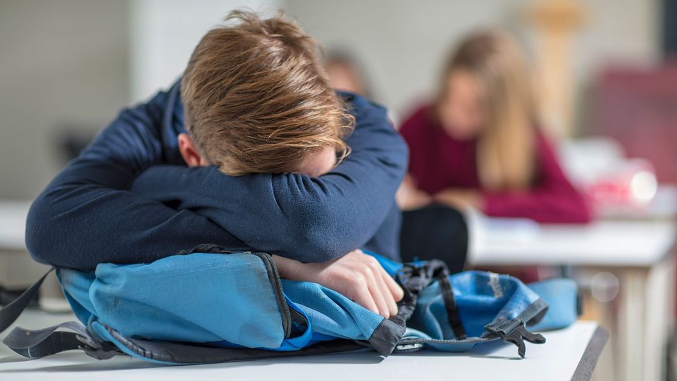 Teen sleeping in class (Credit: Westend61/Zerocreatives/Getty Images)