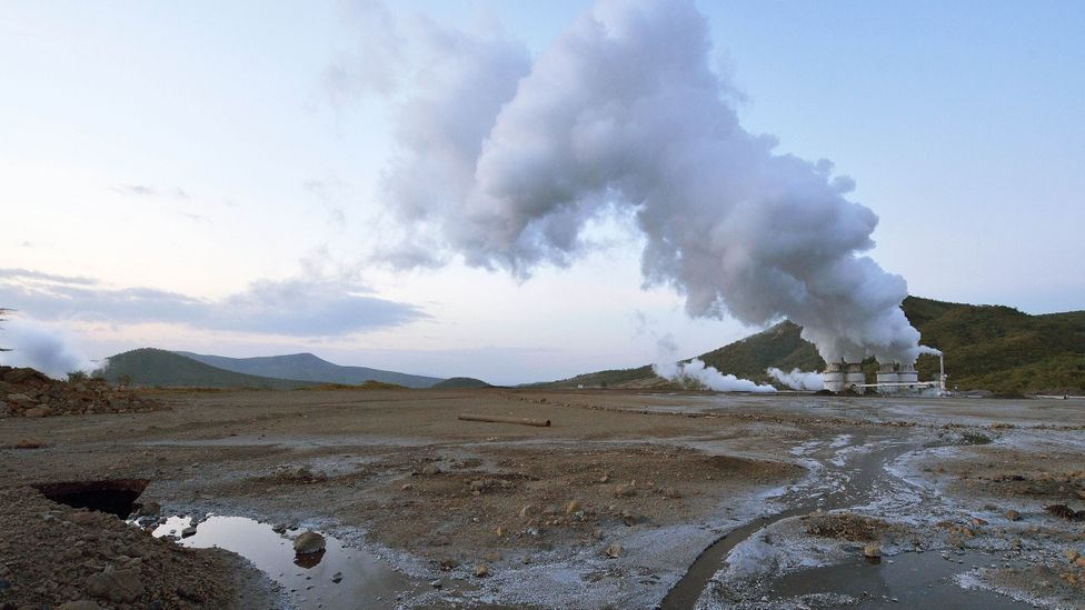 Steam has been tapped for power at Hell's Gate for more than 70 years (Credit: Jacob Kushner)