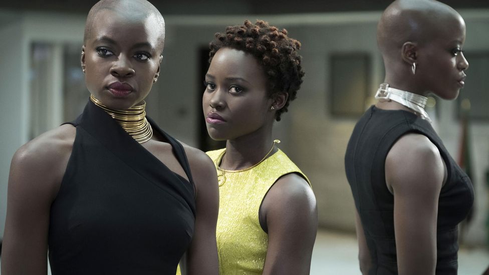 Black Panther subverted stereotypes by depicting a progressive African kingdom with strong roles for women (Credit: Alamy)