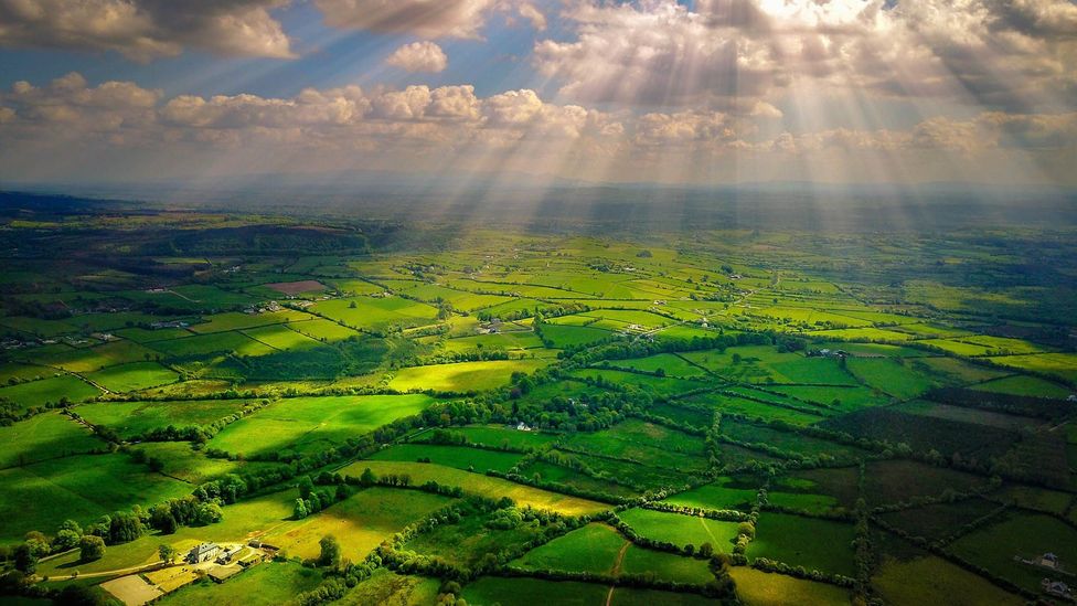 Perhaps fittingly, so much of Ireland's lush landscape resembles a patchwork quilt (Credit: Frank Cosgrove/Getty Images)